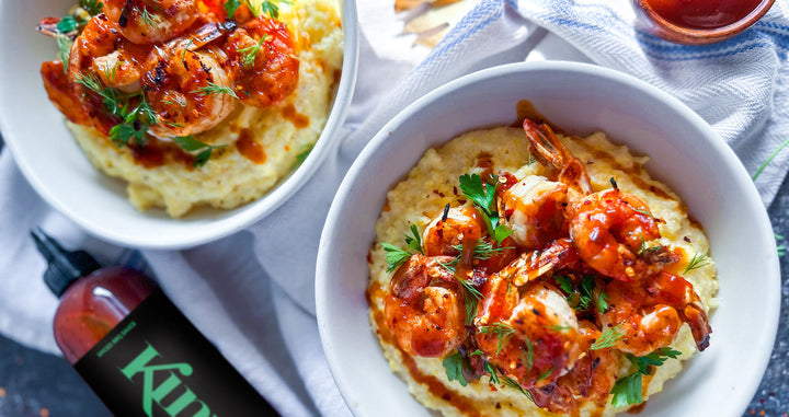 Kinzie Dill Pickle Tasty Shrimp and Grits Recipe