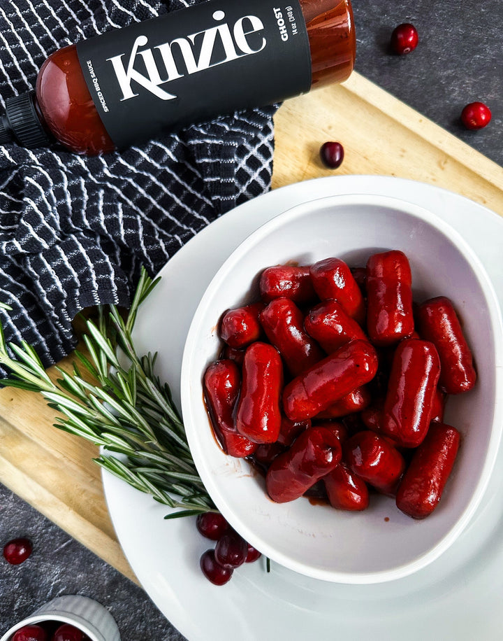 Sweet & Spicy Ghost Barbecue Little Smokies Slow Cooker Crock Pot Recipe 