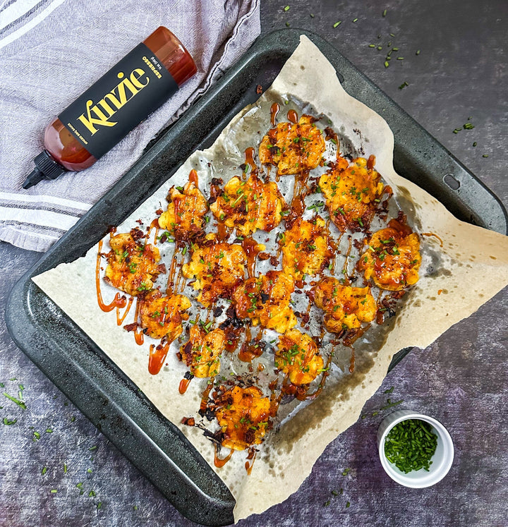 Kinzie Espresso BBQ Crispy Baked Smashed Potatoes Recipe