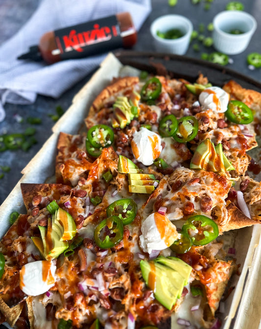 Kinzie Fiery BBQ Sauce Nachos Recipe