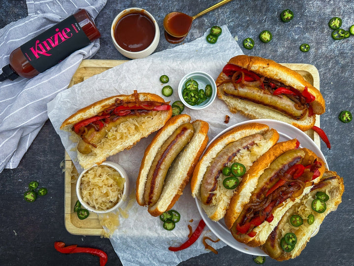 Easy Baked Bratwurst Recipe with Sauerkraut & BBQ Sauce