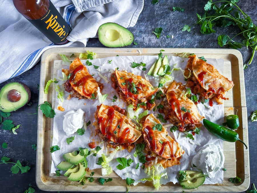 Baked Tacos Recipe | Homemade with Kinzie Espresso BBQ Sauce