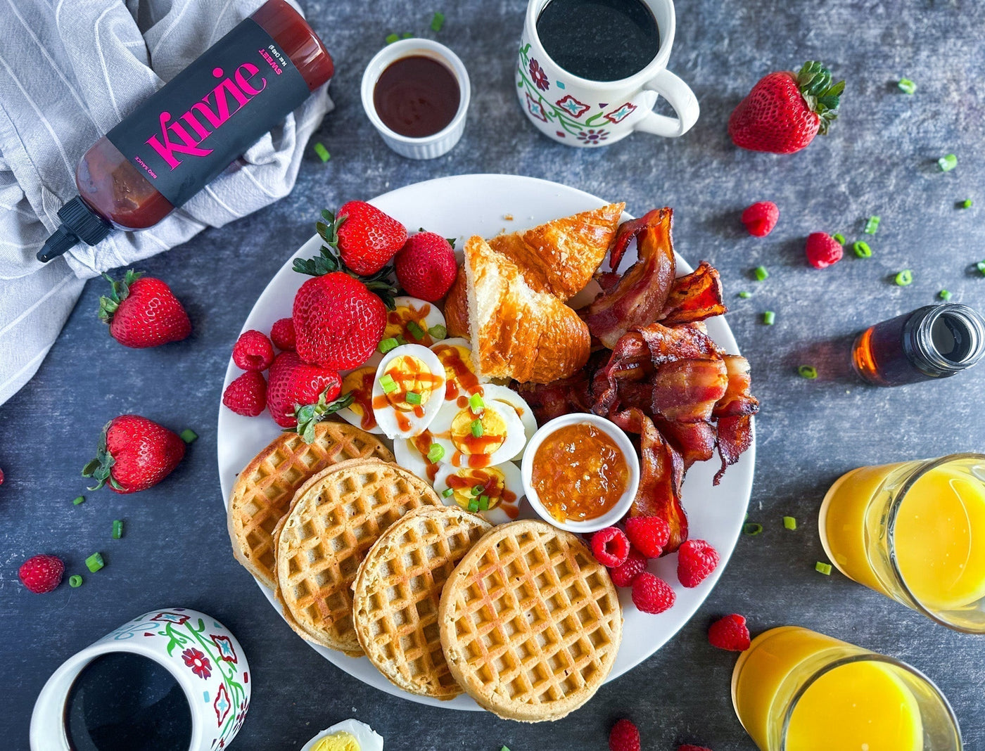Easy Holiday Platter Recipe | Kinzie Sweet BBQ Easter Brunch Spread 