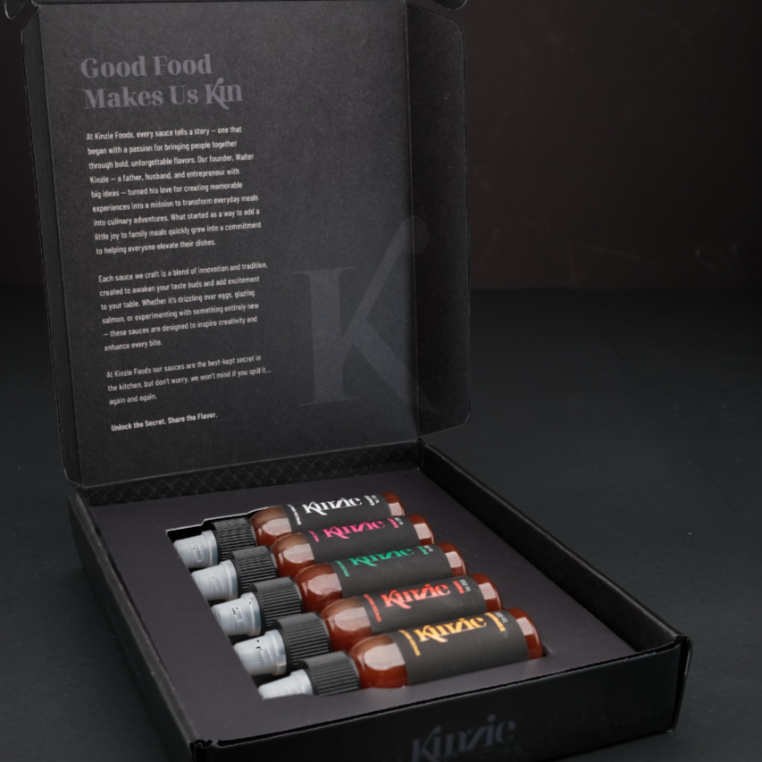 Gifts For A Griller: Kinzie BBQ Sauce Mini Sampler Gift Set