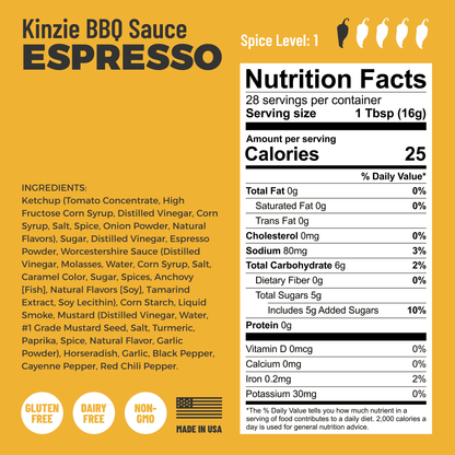 Espresso BBQ Sauce, 14oz