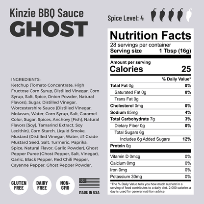 Ghost BBQ Sauce, 14oz