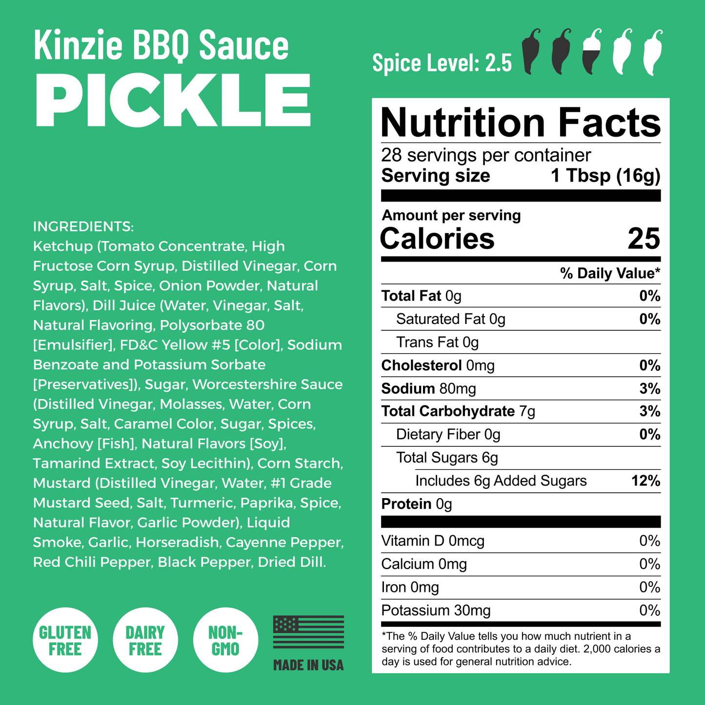 Pickle BBQ Sauce, 14oz