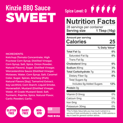 Sweet BBQ Sauce, 14oz